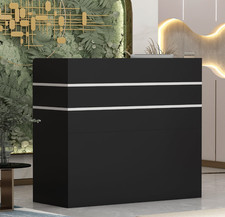 Reception Desk with Lockable Drawers Reception Counter Shop Counter Sales Desk