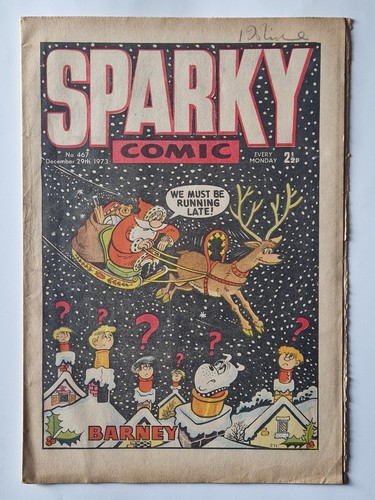 Sparky comics 467 - #467, christmas