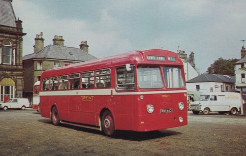 Bus postcard leyland - bus, cub