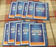 Sainsbury’s Heroes Cards Disney Pixar, Marvel, Star Wars 10 unopened packs