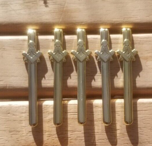 Gold plated masonic pen - ,