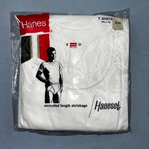 1960s hanes vintage - 1960s, white