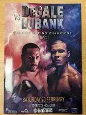 Degale Vs Eubank Boxing Programme