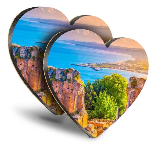 Heart mdf coasters - mdf,