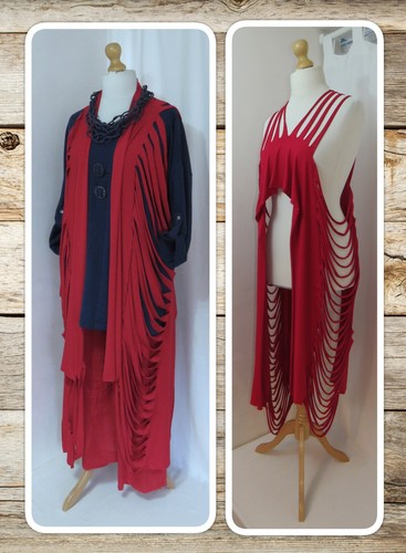 Bnwt lagenlook dark red - lagenlook,,