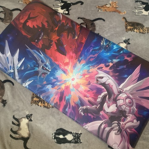Leather playmat dialga palkia - leather,