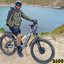 Off-Road 26" Adults Electric Bike 48V 17.5Ah Fat Trye E-Bike Full Suspension UK