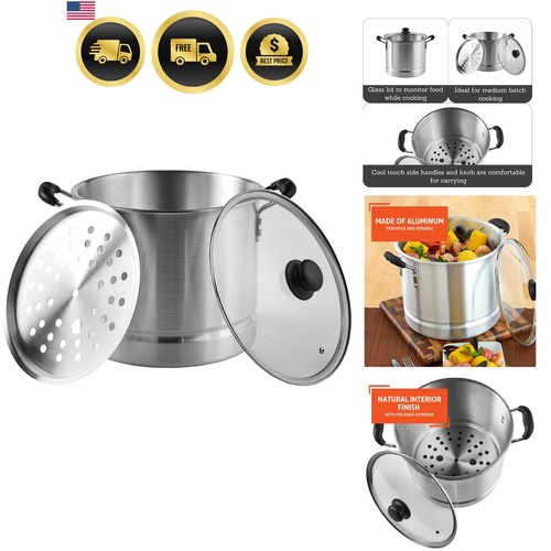 Steamer with glass lid - with,