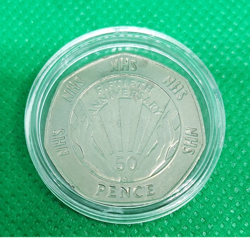 50p fifty pence coin 1998 - uk,
