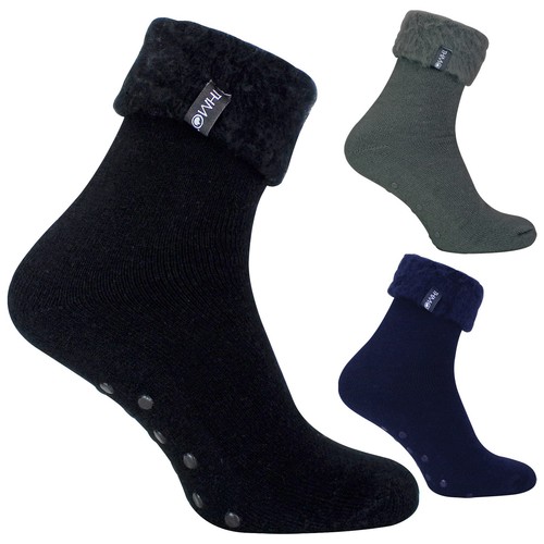 Mens non slip bed socks - bed,