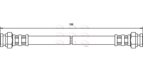 Apec rear inner brake - brake, for