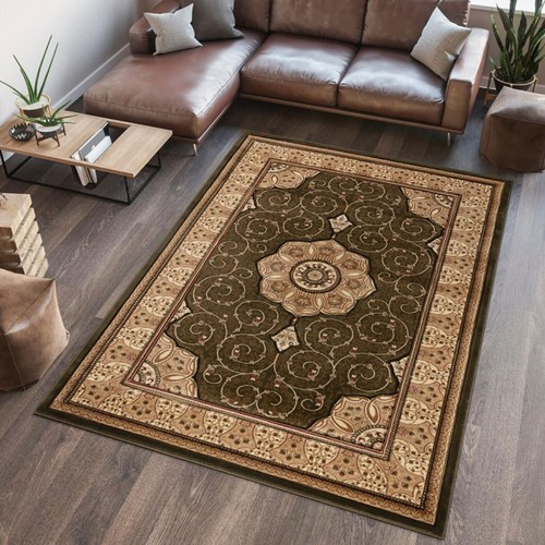 Traditional floral rugs living - traditional,