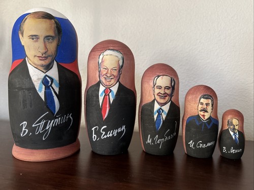Russian leaders nesting dolls - russian,