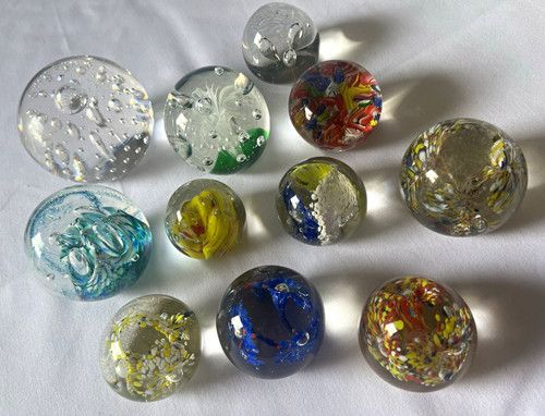 Lot decorative glass - lot, 10