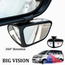 360° Rotation Blind Spot Mirror Car Wide Angle Reversing Right Side Adjustable