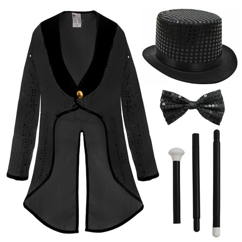 Childs sequin tailcoat costume - childs,