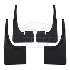 BLACK 4PC MUD FLAPS KIT MUDFLAPS SPLASH GUARDS FOR FORD RANGER T6 T7 T8 12-22