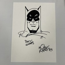 Bob Kane Hand Drawn Original