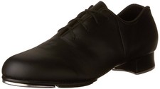 S0388L Ladies Tap-Flex Split Sole Tap Shoe, Black, Size 8.5