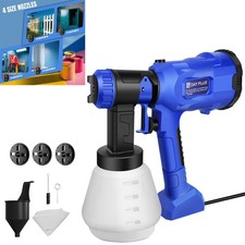 5000W Paint Sprayer Spray Gun Airless HVLP Electric Car Sprayer Fence Wall Floor