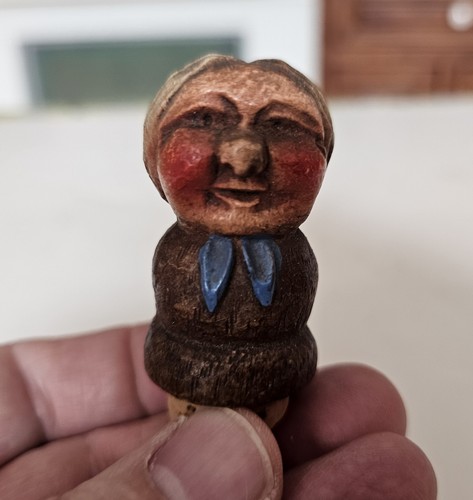 Hand carved wood anri - hand, woman