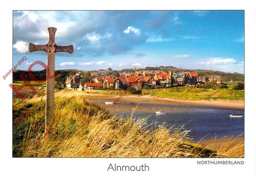 Picture postcard alnmouth - postcard_,