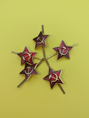 Russian hammer and sickle - , red