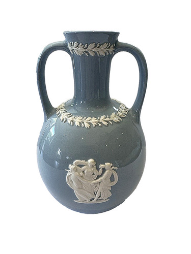 Vintage wedgwood blue white - vintage,