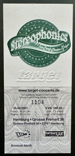 Stereophonics concert ticket - concert,