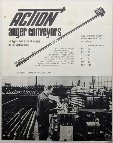 Vintage action auger conveyor - action,