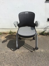 Job Lot of 4 Herman Miller Caper Stacking Chairs on Wheels     Ref BRS