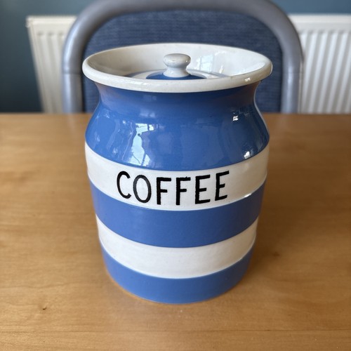 Green cornishware coffee - t, g