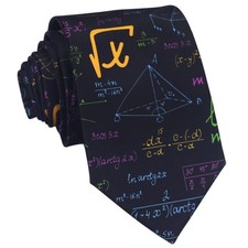 Maths Teacher Mathematic Equations Tie