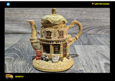 Leonardo Collection – Post Office Teapot Cottage Figurine – Vintage Resin Model