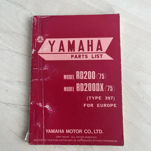 Yamaha rd200 parts - rd200/dx,