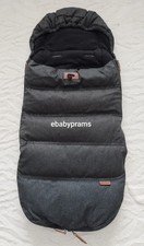 Silver Cross Wave Footmuff / cosytoes in Granite Grey