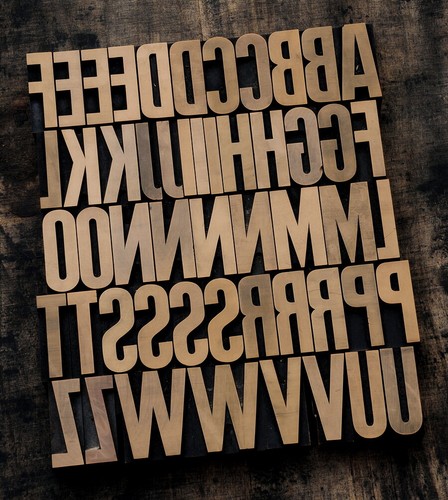 Letterpress printing blocks - letterpress,