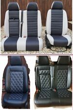 Mercedes Sprinter/VW Crafter Van Seats 2006-17 REAL LEATHER RETRIMMED 