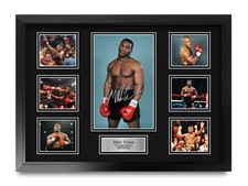 Mike Tyson Signed Large A2