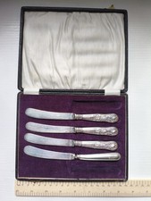 4 Antique Sterling Silver