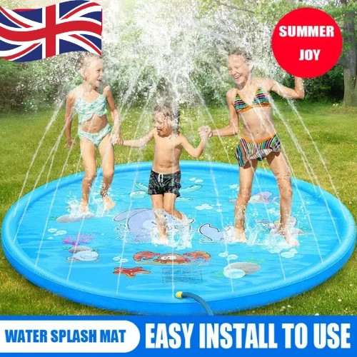Kids splash play sprinkler mat - play,