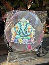 Agate Slice With Ganesha stand