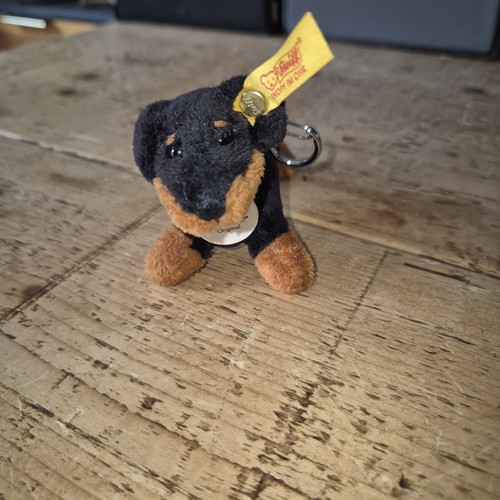 Steiff dachshund keyring bag - steiff,