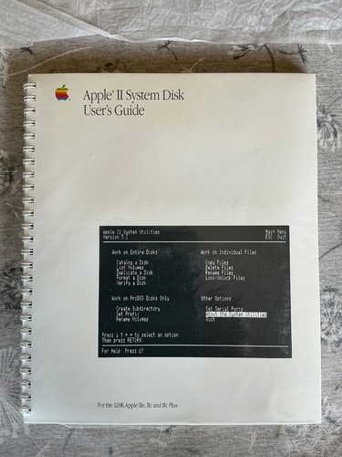 Vintage apple systems disk - ii,