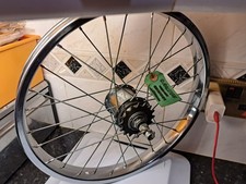 NOS RALEIGH COMMANDO 18"CHROME REAR WHEEL 6/80 28 SPOKE STURMEY ARCHER 3 SPEED