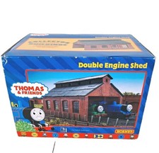 RARE Thomas Hornby R9222 Double Engine Shed - Collector Building Near Mint 