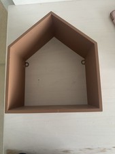 H&M House Shaped Display Shelf Brown 