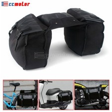 Black Motorcycle Side Saddle