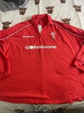 Vintage Reebok Wales 2000 2002 Rugby Jersey Shirt 3XL Red 