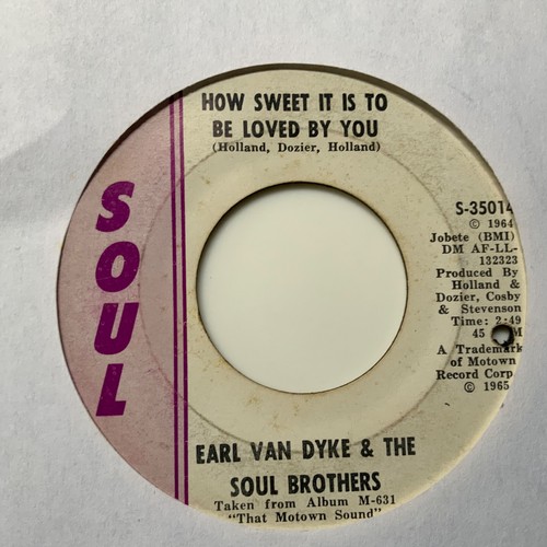 Earl van dyke - van, sweet